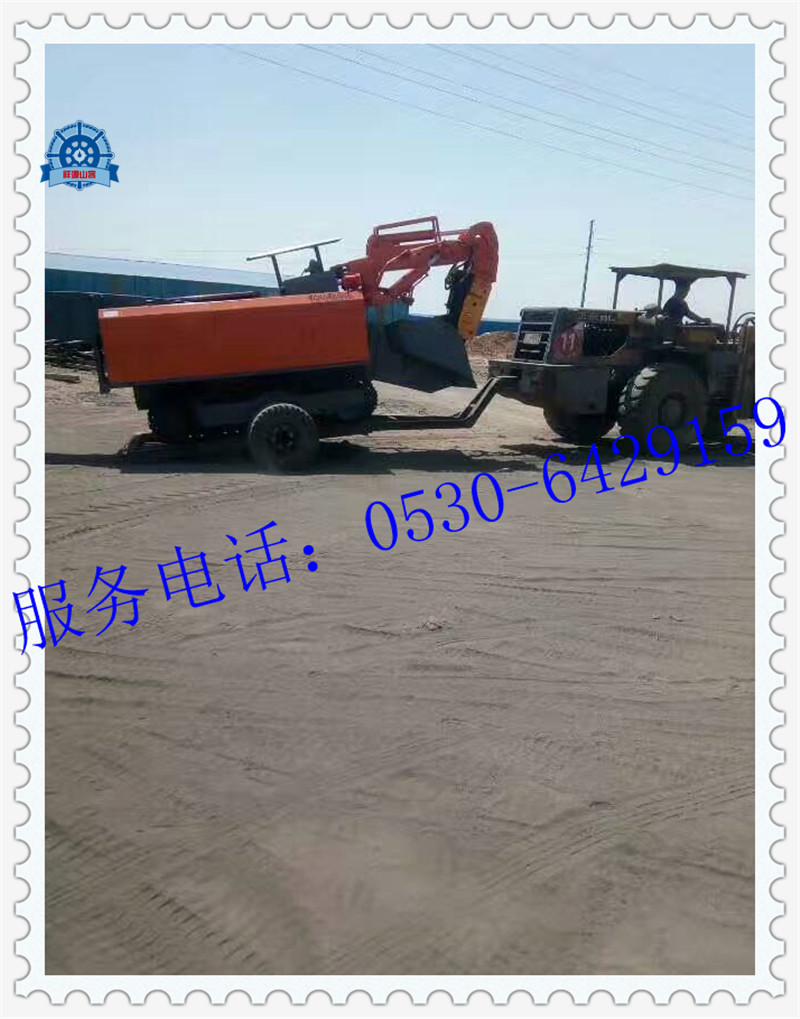 秘魯?shù)V業(yè)采購我公司輪式扒渣機