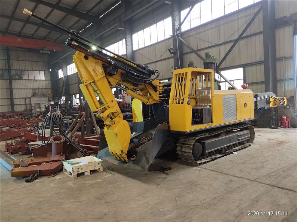 扒渣鉆孔一體機