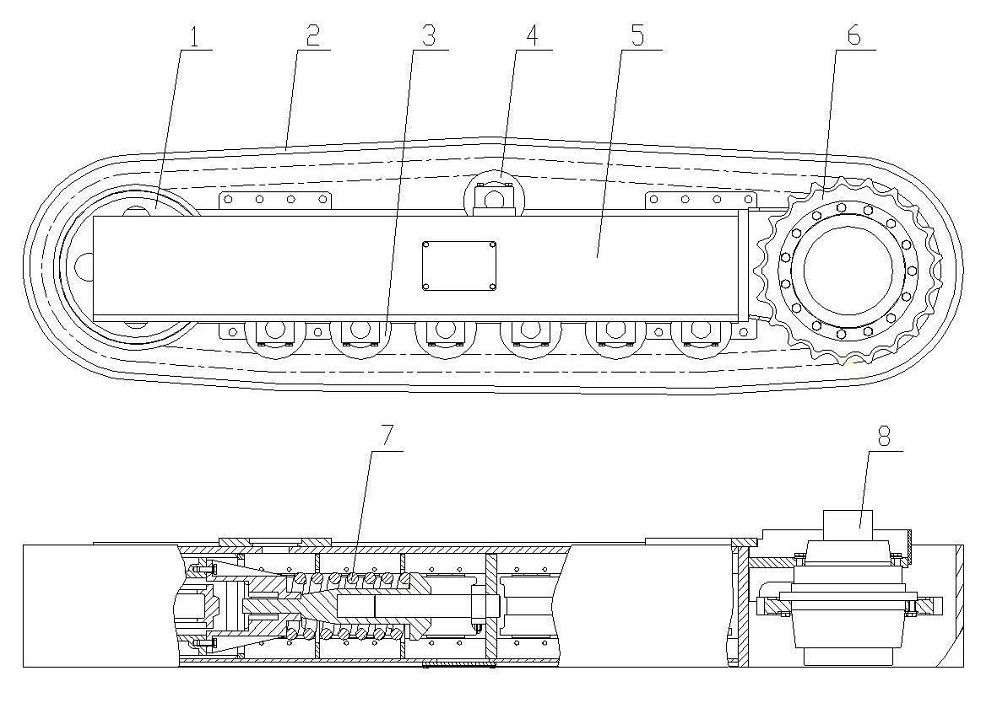 巷道修復機行走裝置