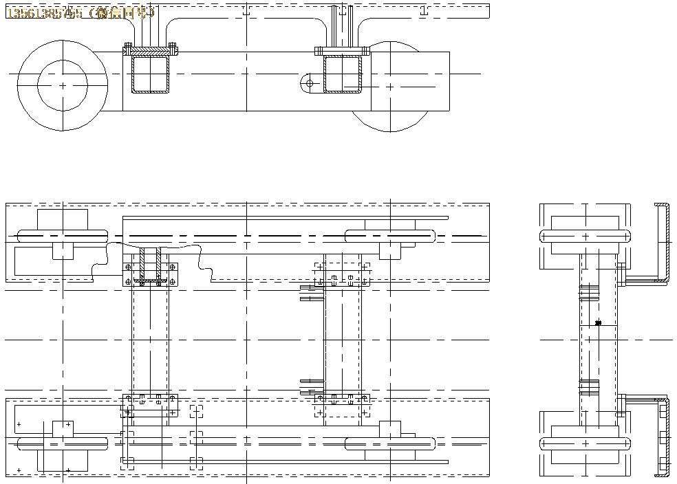 煤礦用清倉機履帶行走底盤