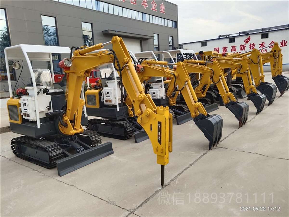 微型電動防爆挖掘機盤州