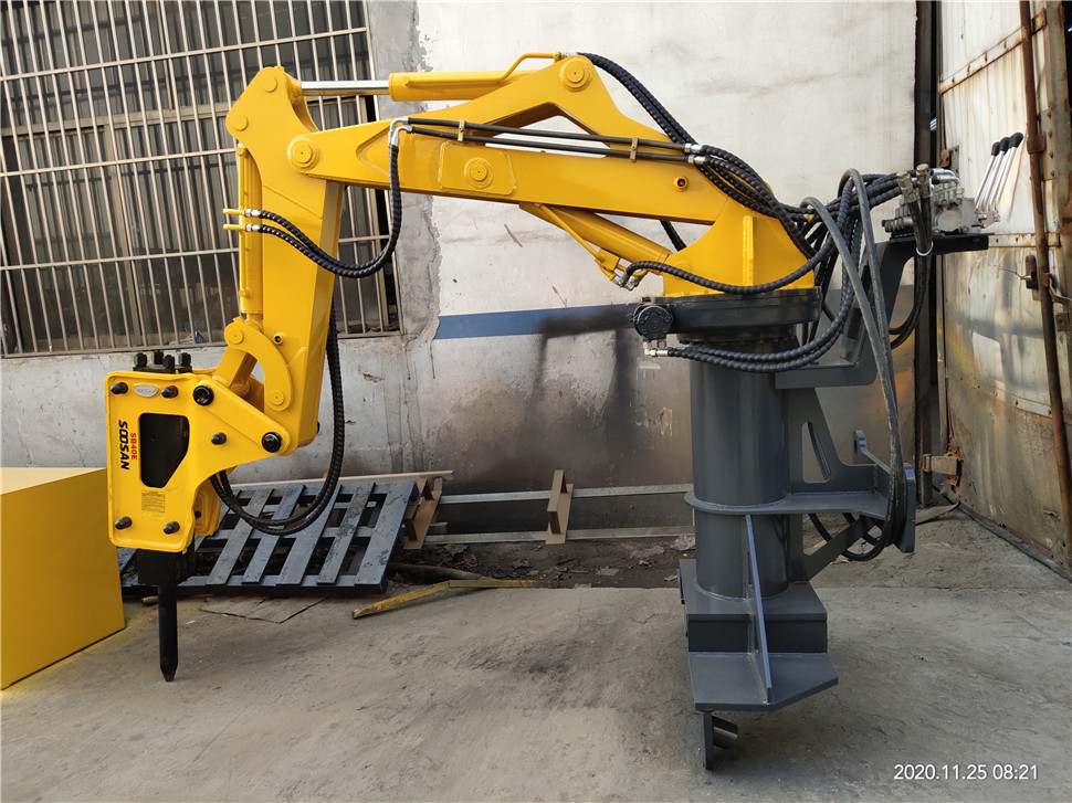 煤礦用刮板機頭破碎機械手 煤礦用刮板機頭破碎機械手