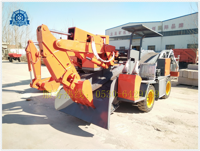 履帶式扒渣機是覆帶挖掘裝載機？